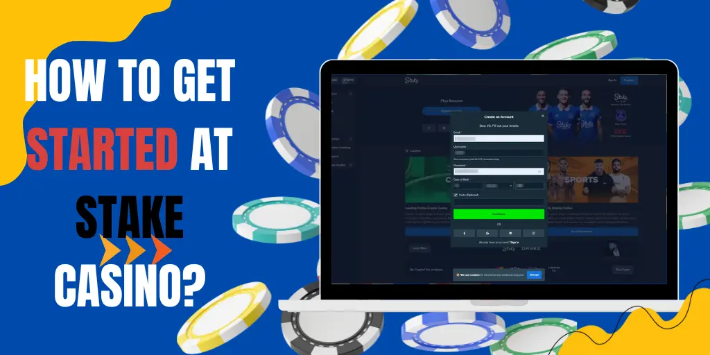 Get Started at Stake Casino